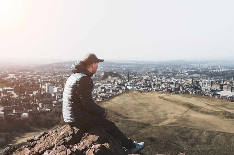 Arthurs Seat Edingburgh is one the most scenic hikes in the world's most beautiful cities.