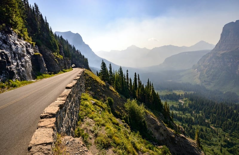Glacier National Park in USA